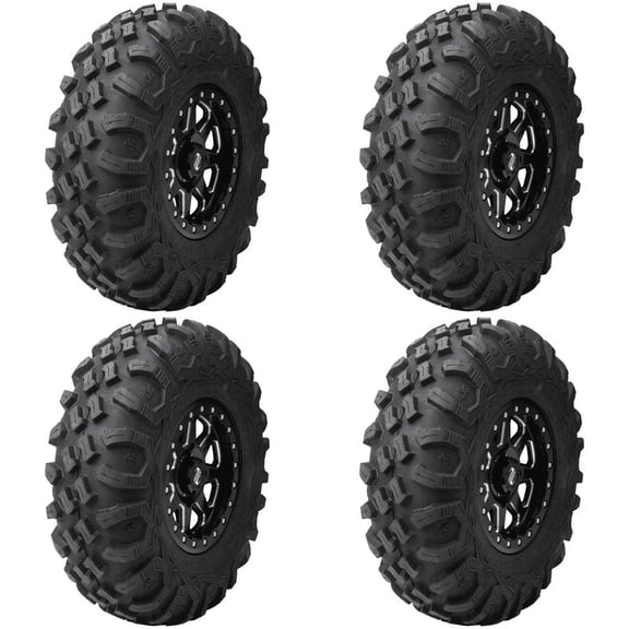 (4 Pack) Tusk Megabite Radial Tire 32x10-14 For HONDA RINCON 650 GPS 4x4 2004-2005