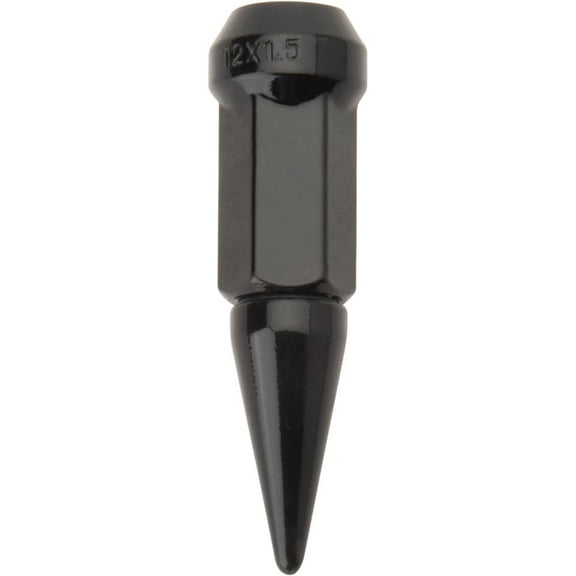 TUSK (4 Pack) Spike Tapered Lug Nut 12mm x 1.50mm Thread Pitch w/ 17mm Head Black for Honda Talon 1000RS 2023