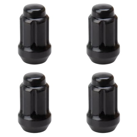 TUSK (4 Pack) Tapered Spline Drive Lug Nut 12mm x 1.50mm Thread Pitch Black for Can-Am Maverick X3 X MR Turbo RR 64 Inch 2022-2024