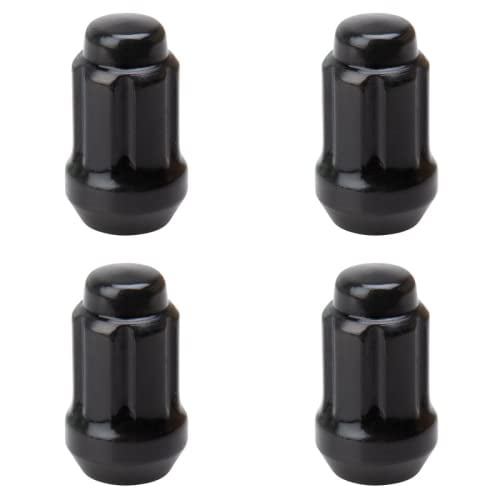 TUSK (4 Pack) Tapered Spline Drive Lug Nut 12mm x 1.50mm Thread Pitch Black for Polaris General XP 4 1000 Troy Lee Designs Edition 2022