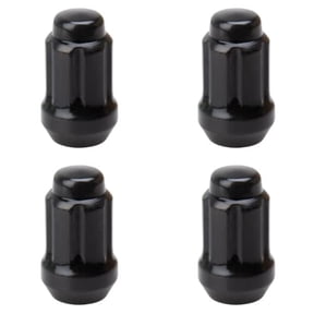 Tusk 1782070002-a9f8b0-4X 4PK Tapered Spline Drive Lug Nut 12mmx1.50mm Thrd Pitch BLK for Can-Am Maverick X3 X MR Turbo 64"2018-21