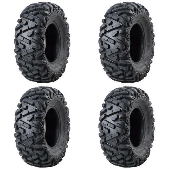 (4 Pack) Tusk Trilobite Tire 25X10-12 for Arctic Cat Mudpro 650 H1 2010