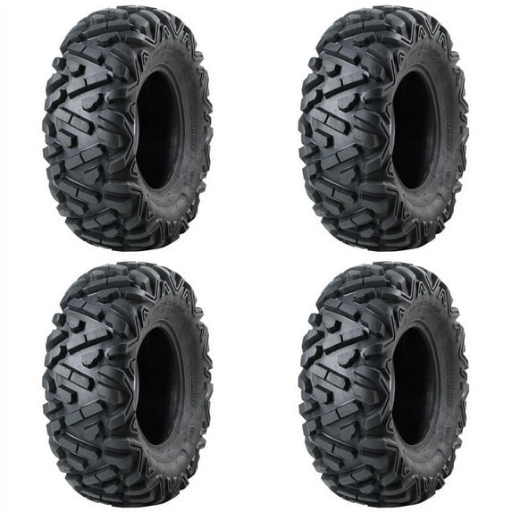 (4 Pack) Tusk Trilobite Tire 25x10-12 for Kubota Rtv-X1100C Diesel 2014-2015