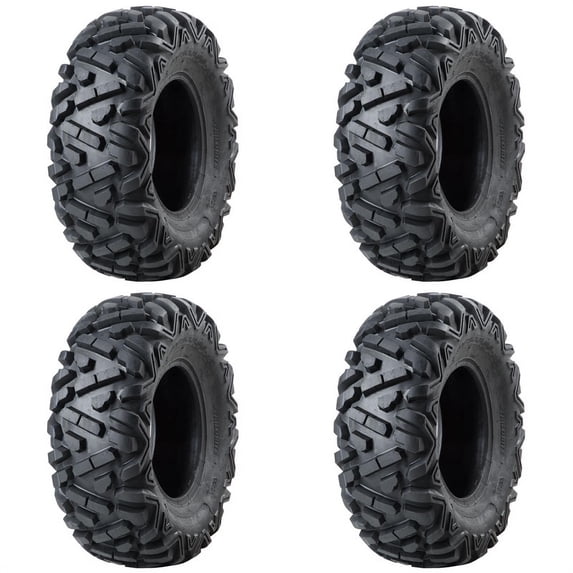 (4 Pack) Tusk Trilobite Tire 25x10-12 for Polaris Rzr 570 2012-2021