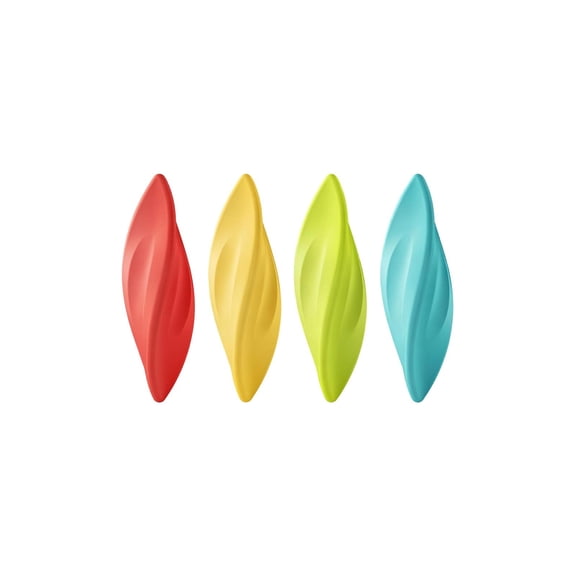 4 Pack Twisted Shape Large Erasers, No Smudge Scrap Rubber for Pencil Drawing, Comfort Grip for Campus Homework Art Class Studio