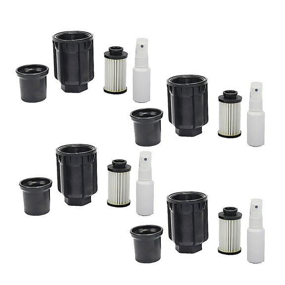 4 Pack UF106 Kit of Diesel Exhaust Fluid DEF Truck Urea Filter Compatible w/ Freightliner Models with DD15, Peterbilt 348 and 520 Series, DDE A0001421089, 1421089, A0001421089