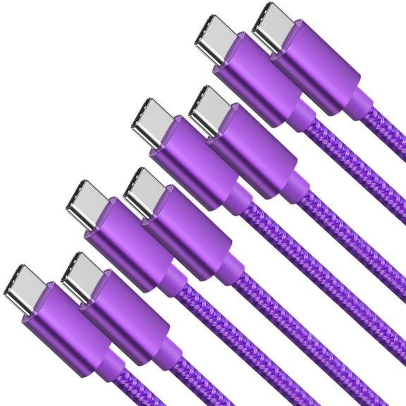 4 Pack USB C Fast Charging Cable 10FT For iPhone 16 15/16 15 Pro/16 15 Pro max/16 15 Plus,USB C to USB C Car Carplay Cord compatible Samsung Galaxy S25 S24, iPad Pro 12.9/11,Air 5th/4th Gen