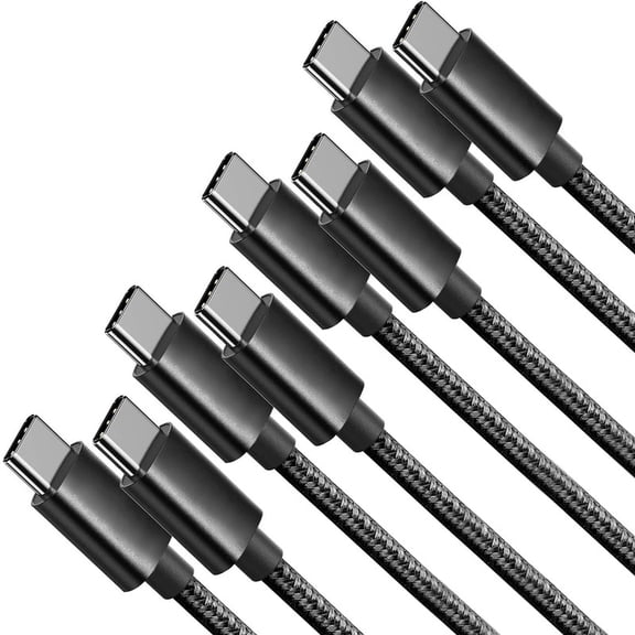 4 Pack USB C Fast Charging Cable 10FT For iPhone 16 15/16 15 Pro/16 15 Pro max/16 15 Plus,USB C to USB C Car Carplay Cord compatible Samsung Galaxy S25 S24, iPad Pro 12.9/11,Air 5th/4th Gen
