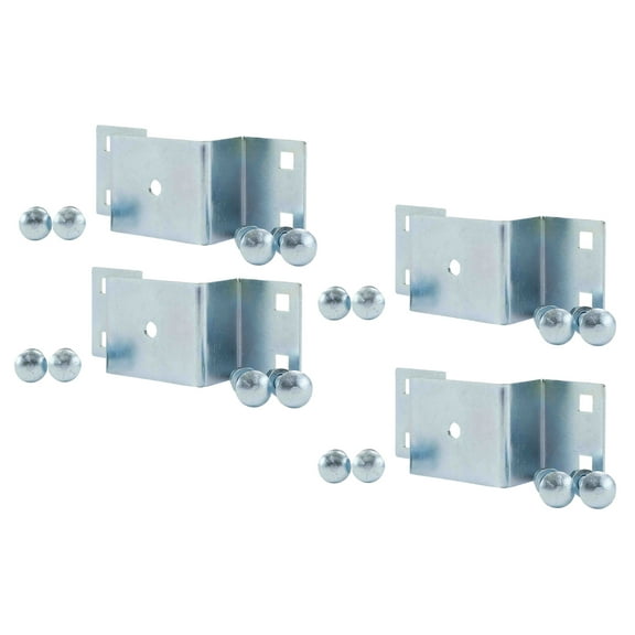 (4 Pack) UTILITY TRAILER BOLT ON STAKE POCKET (1/8" Thick 11 Guage), 3" x 1-1/2", Trailer Truck, Board Holder, Zinc Coated, Flatbeds