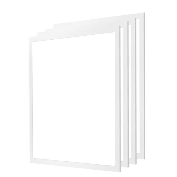 4-Pack Ultra Slim LED Panel Lights, 25W/30W/40W Dimmable, 3000K/4000K/5000K Color Temperatures, 5700 Lumens Flush Mount Ceiling Fixture for Kitchen