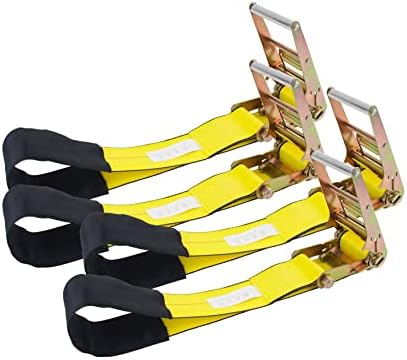 (4 Pack) Underlift Tie Down 4" Heavy Duty Strap for Towing - Walmart