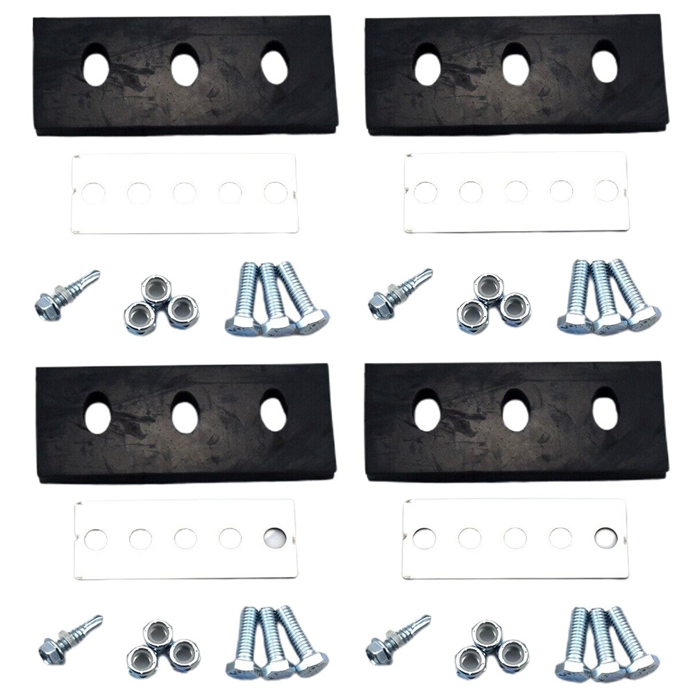 4 Pack Universal 3/8" Blade Impeller Kit For 2 Stage Machine Snowblower