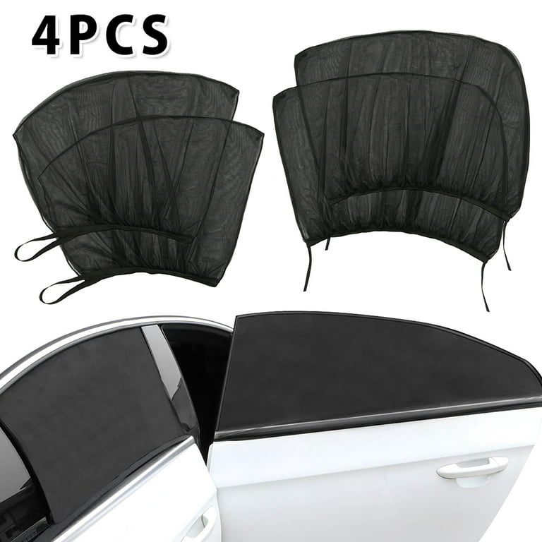 Universal FRONT Car Window SunShade - 2 Pack Breathable Mesh Car