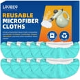 thumbnail image 1 of 4 Pack Universal Microfiber Cloths for Handheld Steam Cleaner - Compatible with Bissell Steam Shot, PurSteam, Wagner Spraytech etc - Reusable Washable Steam Cleaner Accessories, 1 of 7