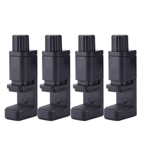 4 Pack Universal Plastic LCD Screen Fastening Clamps Set, Adjustable Fixture Clip Holders for Smartphone Tablet Repair, Anti-Scratch Soft Grip Pads Screen Fixing Tool Kit