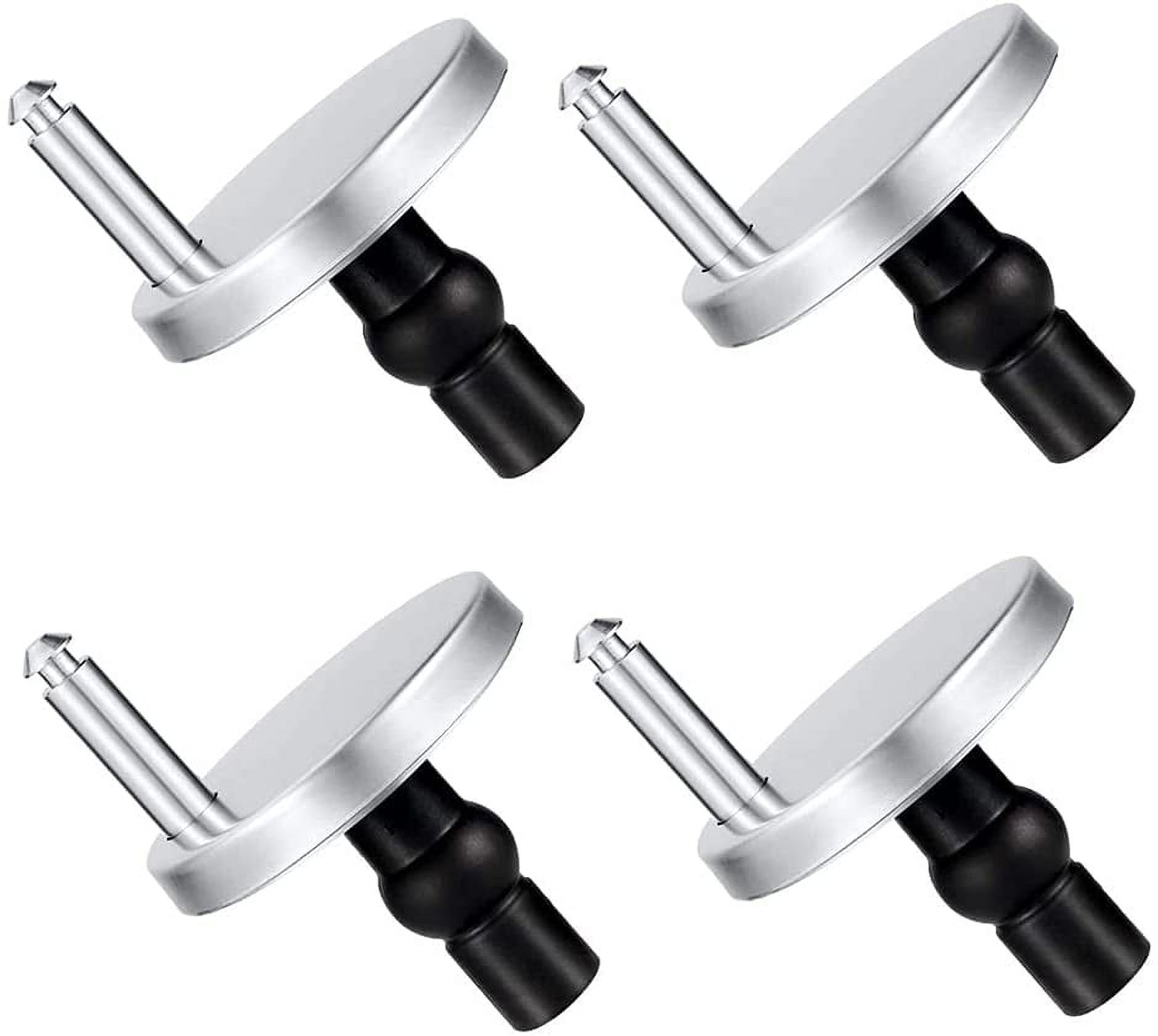 4 Pack Universal Toilet Seat Hinges Top Fixings, Top Fix Toilet Seat