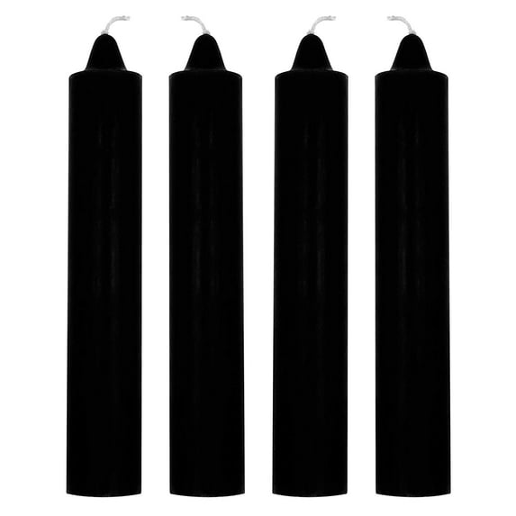 4 Pack Unscented Jumbo Candles 9" x 1½" Made in The USA
