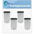 thumbnail image 1 of 4 Pack UpStart Components Replacement 16 oz Cup with Lid for Magic Bullet MB1001 Original Blender, 1 of 3