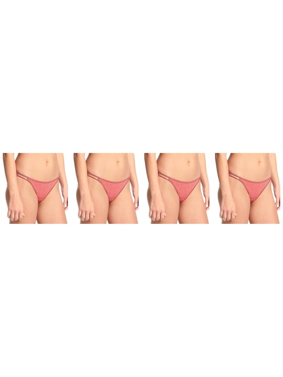 4 Pack VF Illumination String Bikini Panty 18108 NH Canyon Rose