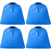 4 Pack VRC5 Cloth Filter for Vacmaster 1.5 to 3.2 Gallon Wet/Dry Vacuums, Craftsman 2&2-1/2 Gal. Shop Vac 916949, 9-16949, Also fit for Armor All AA155 AA256 AA255 2.5 Gallon, MICROLINED