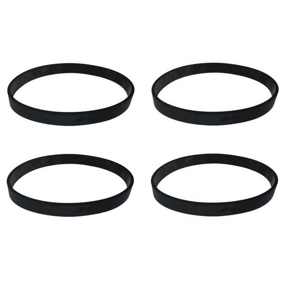 4-Pack Vacuum Belt for Dirt Devil (Royal) Style 4/5 Powermax Pet/Featherlite/Powerlite/Swivel Glide Upright Vacuum Cleaner Parts #3720310001#1LU0310X00,Black