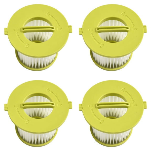 4 Pack Vacuum Cleaner Filter Reusable Filter For Ryobi 18V + PERFORMANCE HAND VACUUM PLC704K PLC705K Vacuum Cleaner Accessories Laisenwei