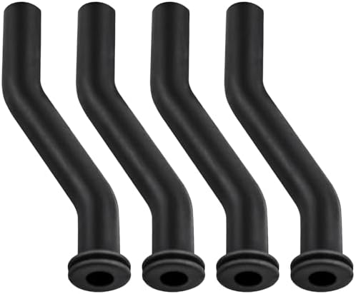 4 Pack Vacuum Hose 596163,3-Inch Rubber Vacuum Hoses Compatible with ...