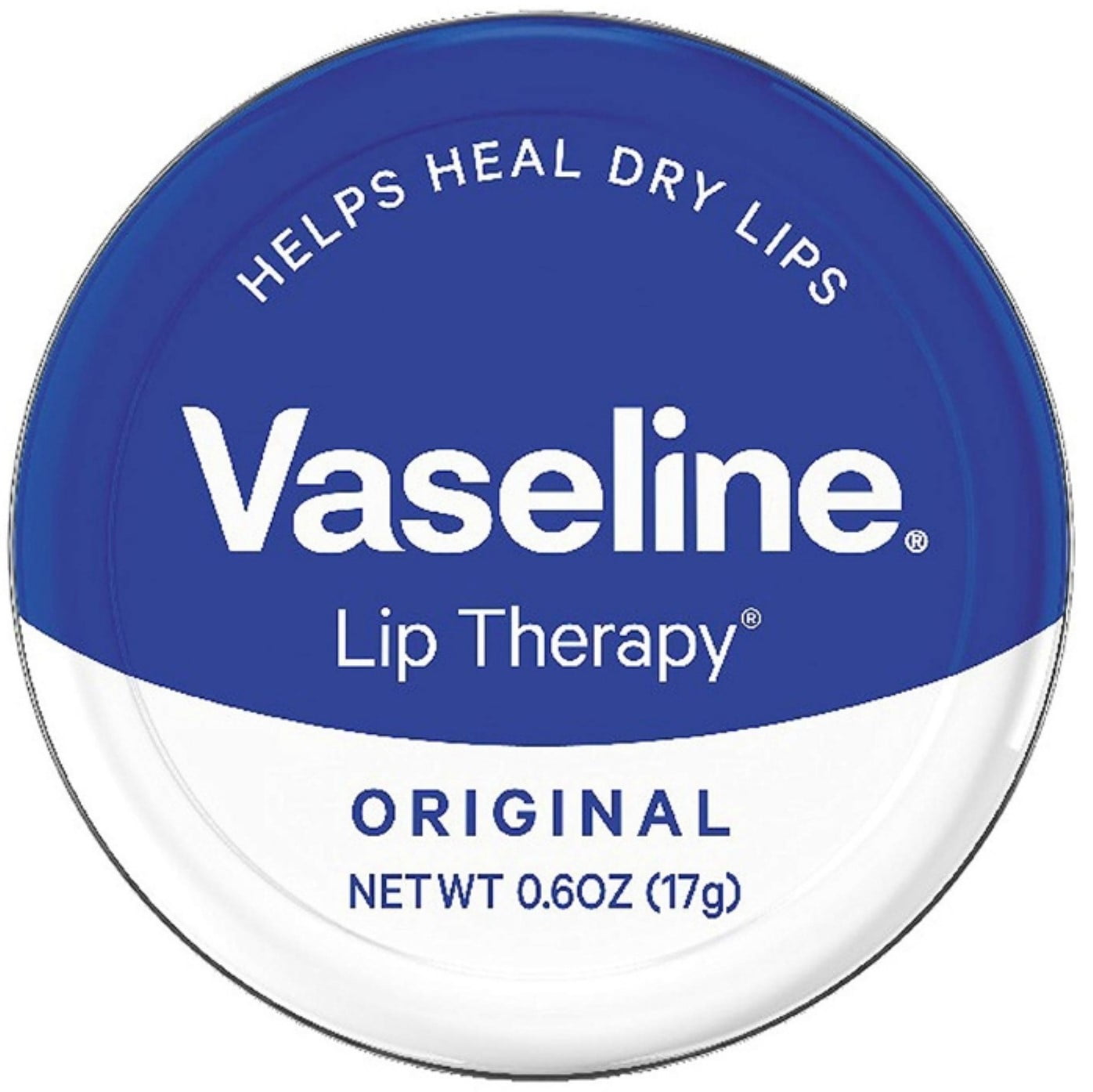 4 Pack - Vaseline Lip Therapy Lip Balm Tin Original, 0.6 oz