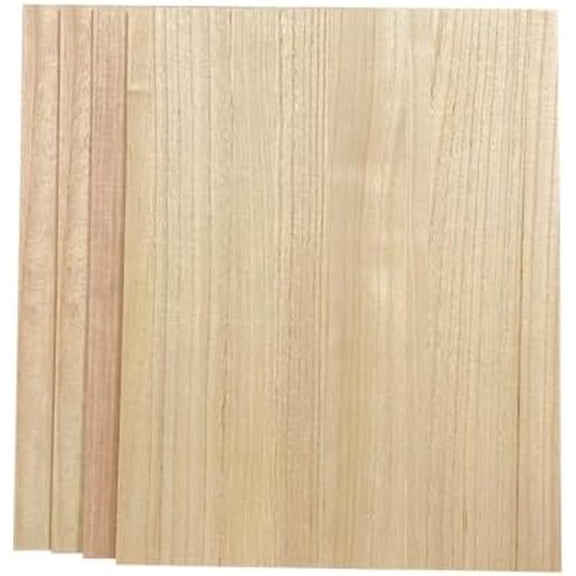 4 Pack Veneered MDF Sheets 18"x23"-1/4 Inch Thick Wood Planks MDF Wooden Boards Double-Sided for DIY Crafts$$Art & Craft