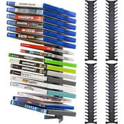 4 Pack Video Game Case Storage Wall Mount, Heavy-Duty Metal Game Case Holder Media Storage Shelves for PS, Xbox, Switch Game Organizer Display Stand, Holds Up to 72 Disc Boxes