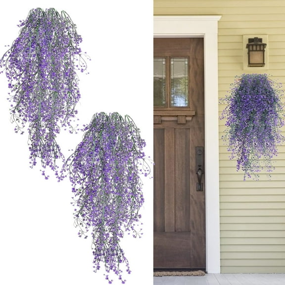 4 Pack Vine Plant Fake Ferns Plants Large Faux Artificial Hanging Plants Wall Plants Fake Ivy Room Decor Home Garden Wedding Party Indoor Outdoor Decorations