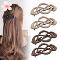 thumbnail image 1 of 4 Pack Vintage French Barrette Hair Clips, 2025 New Hair Accessories for Women, Strong Hold No Slip Styling (Style A), 1 of 8
