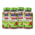 4 Pack Vitafusion Power Zinc Strawberry / Tangerine Gummy Vitamin (90