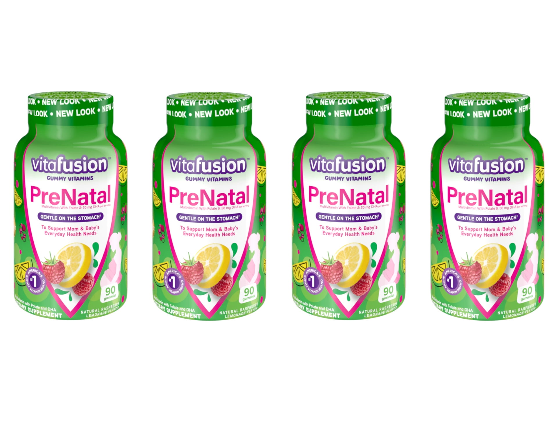 4 Pack - Vitafusion PreNatal Multivitamin Adult Gummies - 90 Count Each