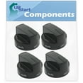 thumbnail image 1 of 4-Pack W10339442 Range Knob Replacement for Part Number AP6019877 Range - Compatible with WPW10339442 Ranges/Stove/Oven Knob - UpStart Components Brand, 1 of 4