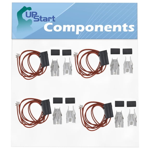 4 Pack WB17T10006 Terminal Block Kit Replacement for Whirlpool Rbd305pdq8, GE Jbp24bb4wh, GE Jbp24bb1wh, GE Jbp21bb1, GE Rb757bh1wh, GE Abs300j1ww, GE Rb757wh1ww, GE Jbp24wb4ww, GE Rb757bc2wh