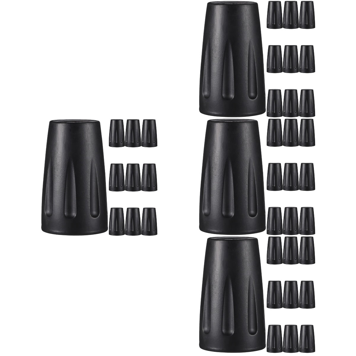 4 Pack Walking Stick Accessories Cane Protector Crutch Tips Child