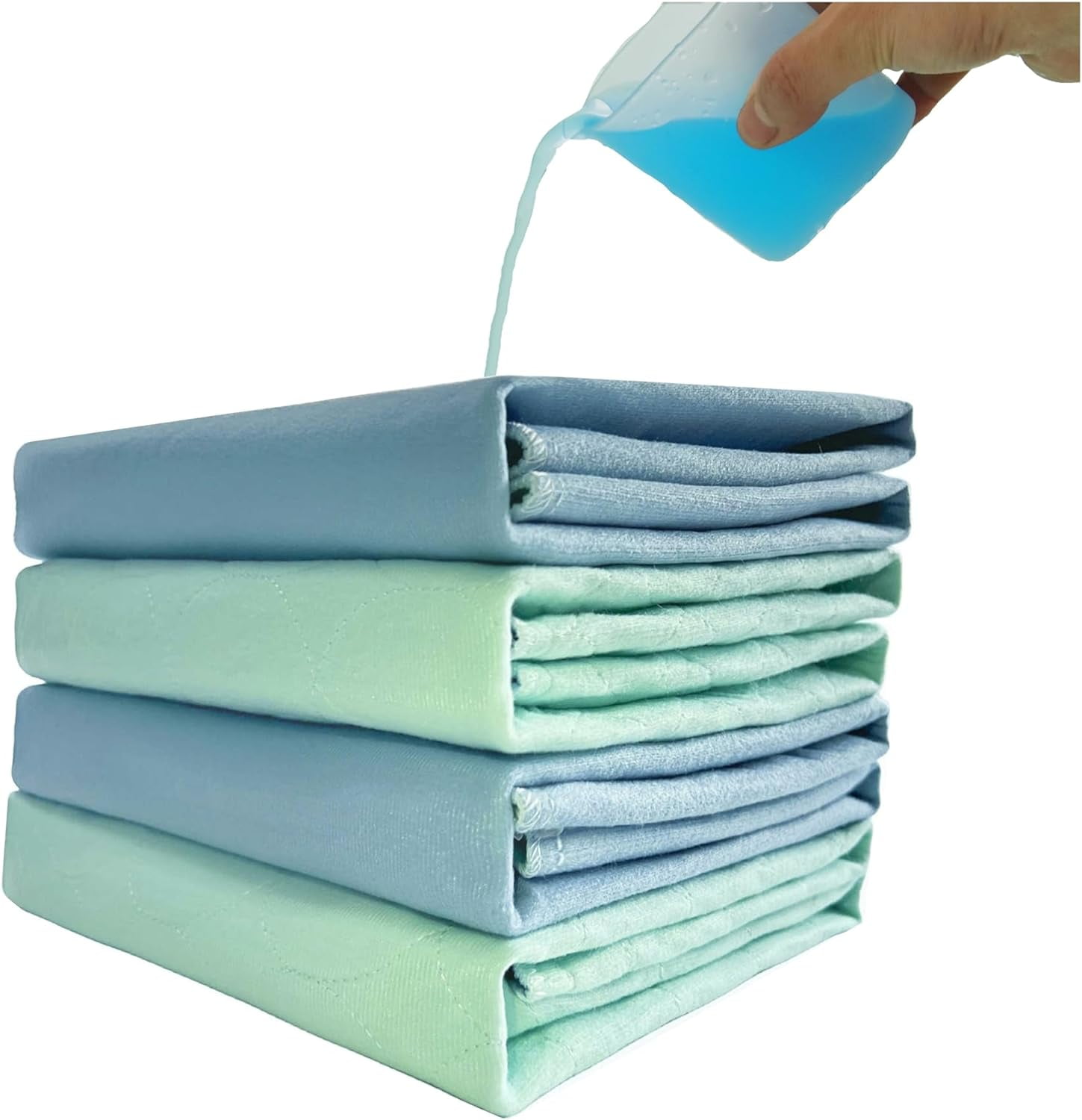 4 Pack Washable, Reusable, Waterproof 31" X 27" for Incontinence, Pee, bedwetting to Protect