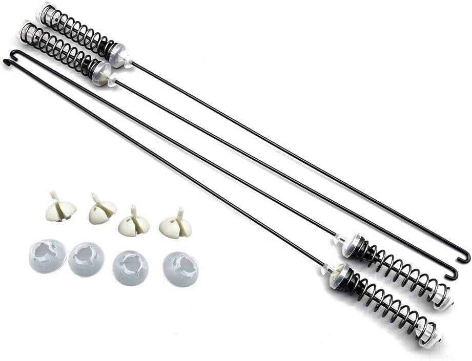 4 Pack Washer Suspension Rod Kit Replacement For Whirlpool Replacement For Kenmore Replacement For Maytag Replacement For Inglis Replacement For Crosley W11217817 W11159470 W11226768