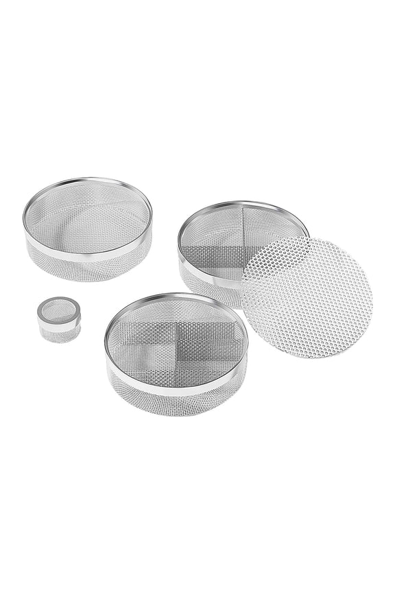 4 Pack Watch Cleaner Basket Mesh Holder Stainless Steel Compact Design for Watchmaker Jeweler Repair