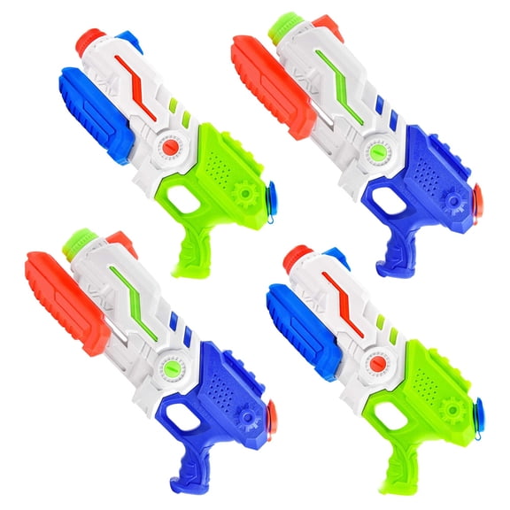4 Pack Water Blaster Shoot Up to 36 Feet High Capacity Water Saoker Squirt Toy Water Fighting