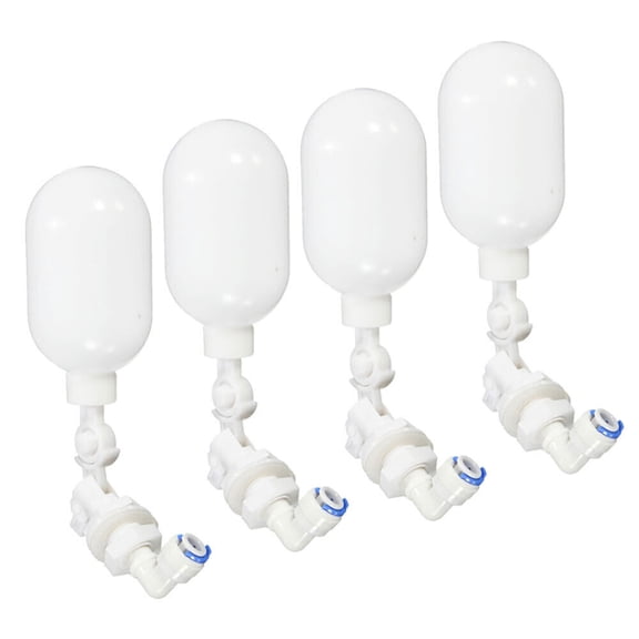 4 Pack Water Float Automatic Shut Off Valve Quick Connctor Tank Overfill Stop