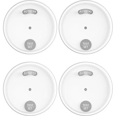4 Pack Water Leak Detectors, Over 85dB Loud Water Sensor Alarm, IP66 Waterproof Sensitive Drip & Flood Alert, Easy Wireless Installation for Basement, Kitchen Sink, Bathroom, Laundry Room