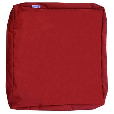 4 Pack Water-resistant Covers 20"x18"x4" Burgundy Red for Outdoor Deep Seat Cushions Patio Chairs