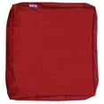 thumbnail image 1 of 4 Pack Water-resistant Covers 23"x23"x5" Burgundy Red for Outdoor Deep Seat Cushions, Patio Chairs, Sofas and Love Seats, 1 of 6