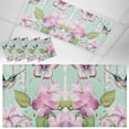 thumbnail image 1 of 4 Pack Watercolor Flower Fluorescent Light Covers for Ceiling Lights Kingfisher Butterfly Teal Text Bottom Magnetic Ceiling Light Covers Overhead Light Filters for Office Classroom Home, 1 of 9
