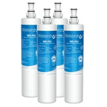 4 Pack Waterdrop 4396508 Refrigerator Water Filter Replacement for Whirlpool 4396508, 4396510, Kenmore 46-9010