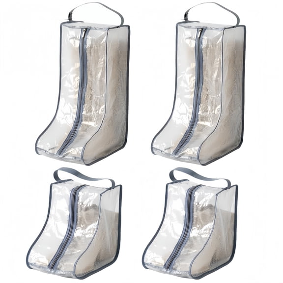 4 Pack Waterproof Dustproof Shoe Storage Bags for Boots Travel Pouch