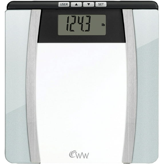 4 Pack - Weight Watchers by Conair Body Analysis Glass Scale 1 ea