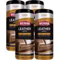 thumbnail image 1 of 4 Pack Weiman Leather Wipes - Clean Condition & Protect Leather Couches, Car Interiors, Bags and Shoes, 1 of 10